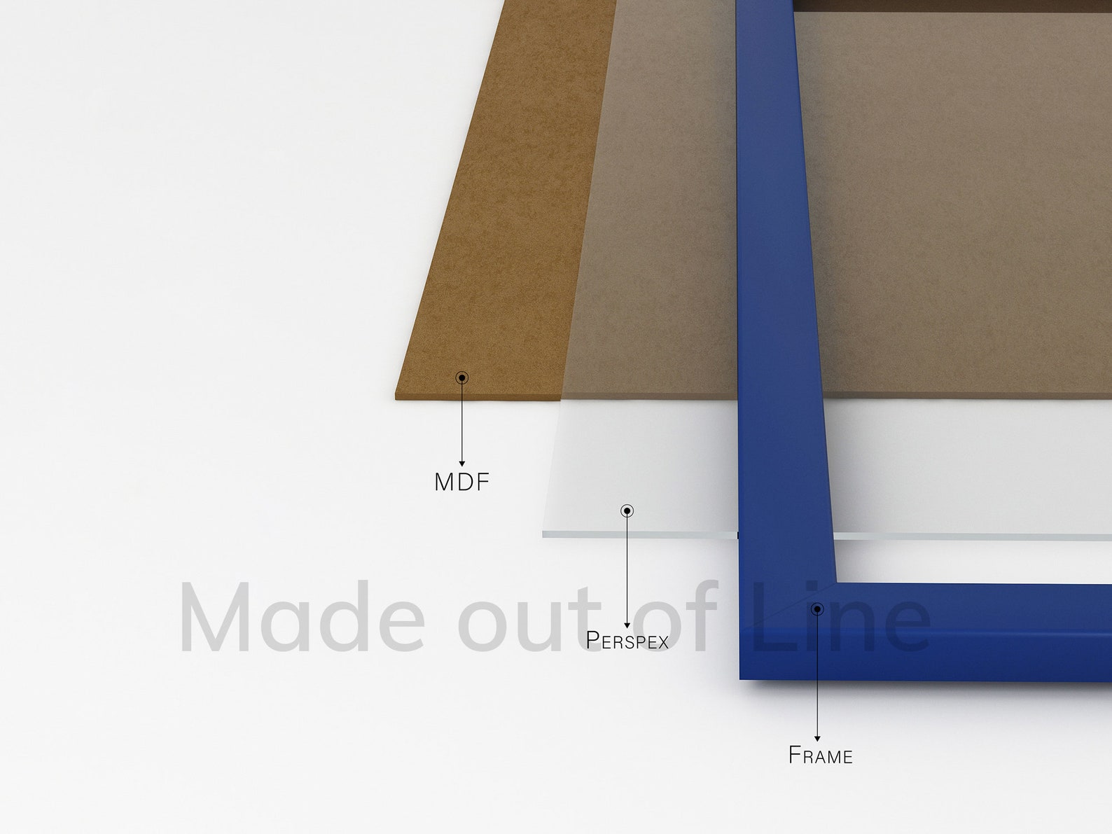 A3 Blue Picture Frame A3 Poster Frame Photo Frame Blue A3 Etsy