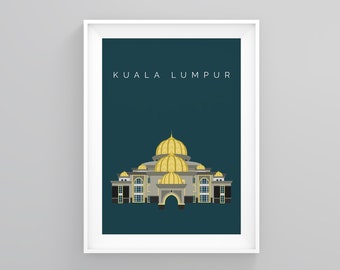 Kuala Lumpur Skyline  Etsy