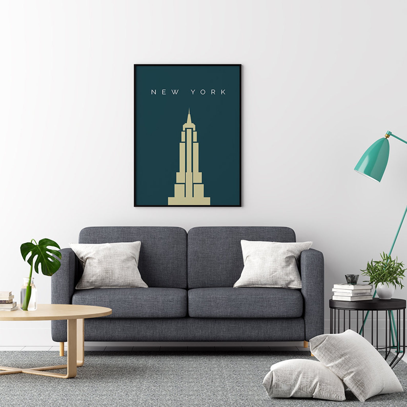 New York Travel Poster, Empire State Building Vintage Travel Posters ...