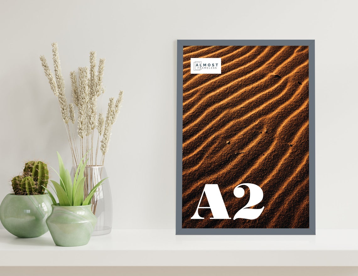 A2 Grey Picture Frame Large A2 Poster Frame Photo Frame Grey Etsy UK