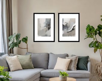 Black Picture Frames A2 / A3 / A4 / A5 / A6 ,  Sets of 2, 3, 4, 5 Photo Wall Frames, Black Poster Frames With Mounts, Matts Wall Hanging Art