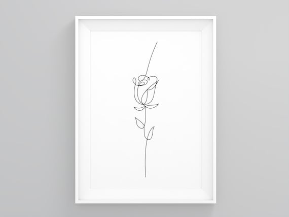 Dibujo de líneas de flores Dibujo de líneas minimalistas - Etsy México Dibujo de líneas de flores Dibujo de líneas minimalistas - Etsy México