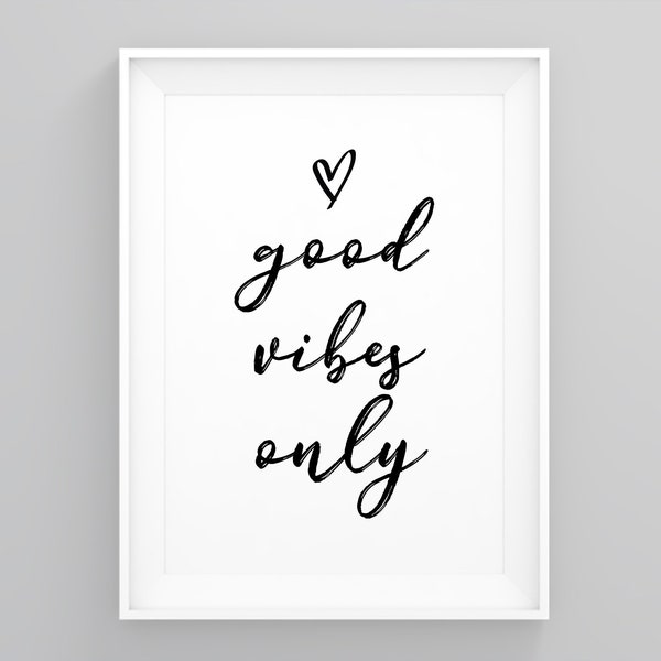 Good Vibes Only Etsy UK