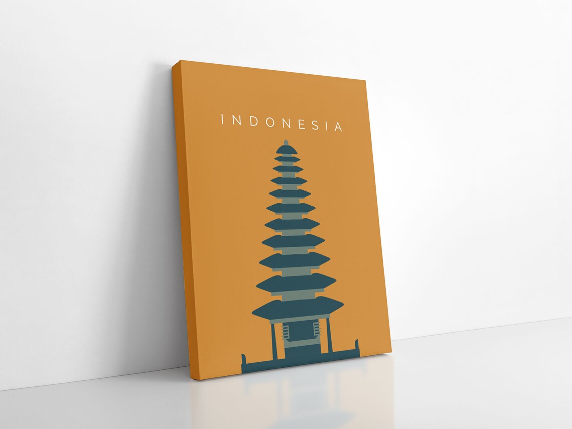Large Canvas Wall Art Of Bali Indonesia Travel Print TRAVEL | Etsy