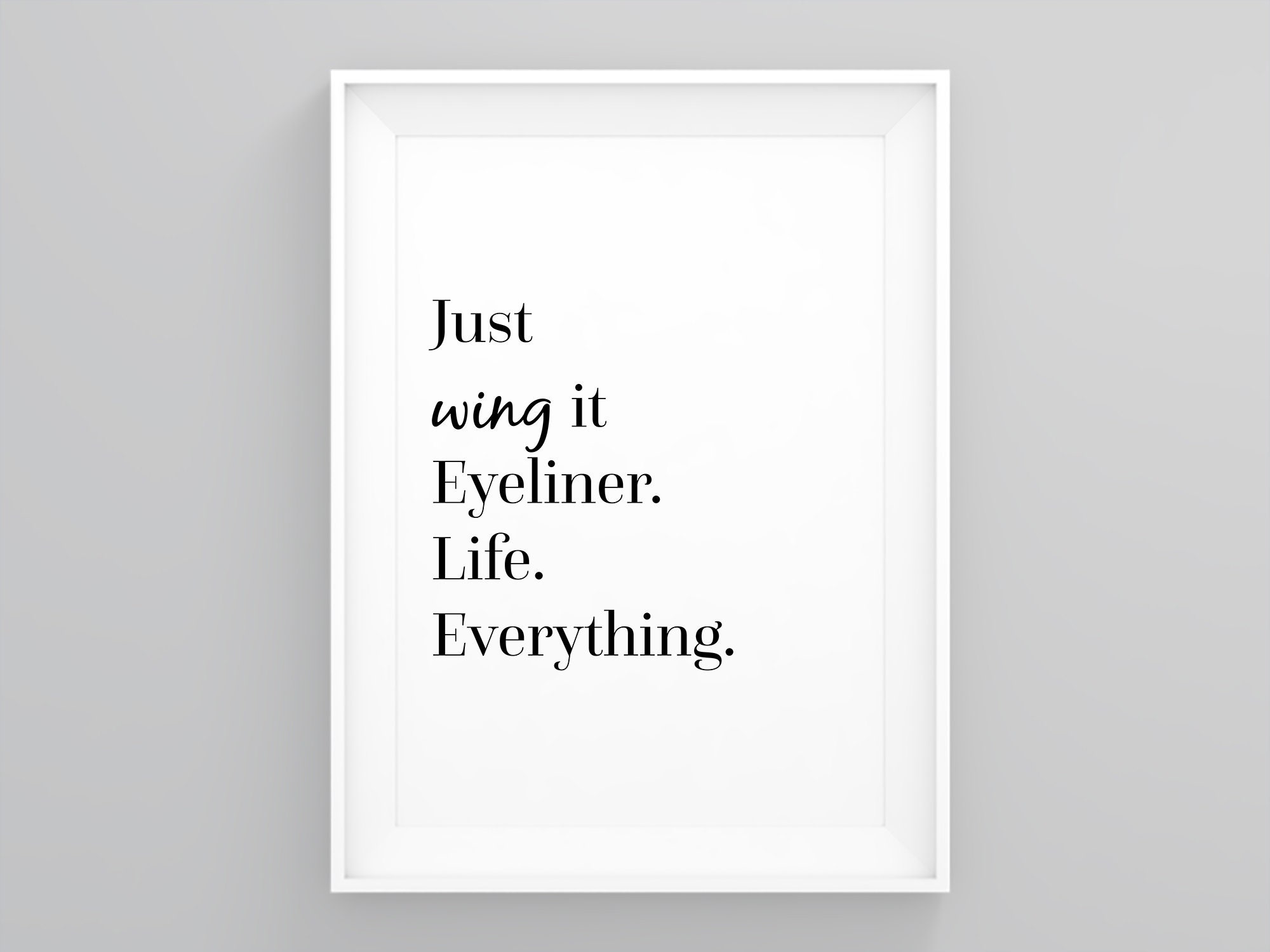 Eyeliner Quotes - Etsy