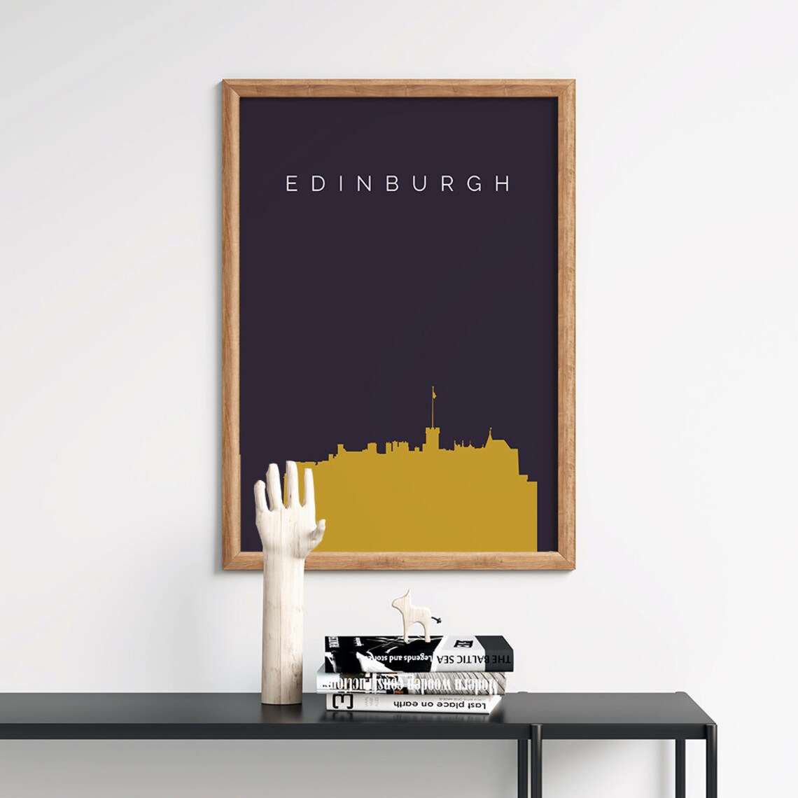 Edinburgh Vintage Travel Posters Edinburg Castle Travel Wall Etsy
