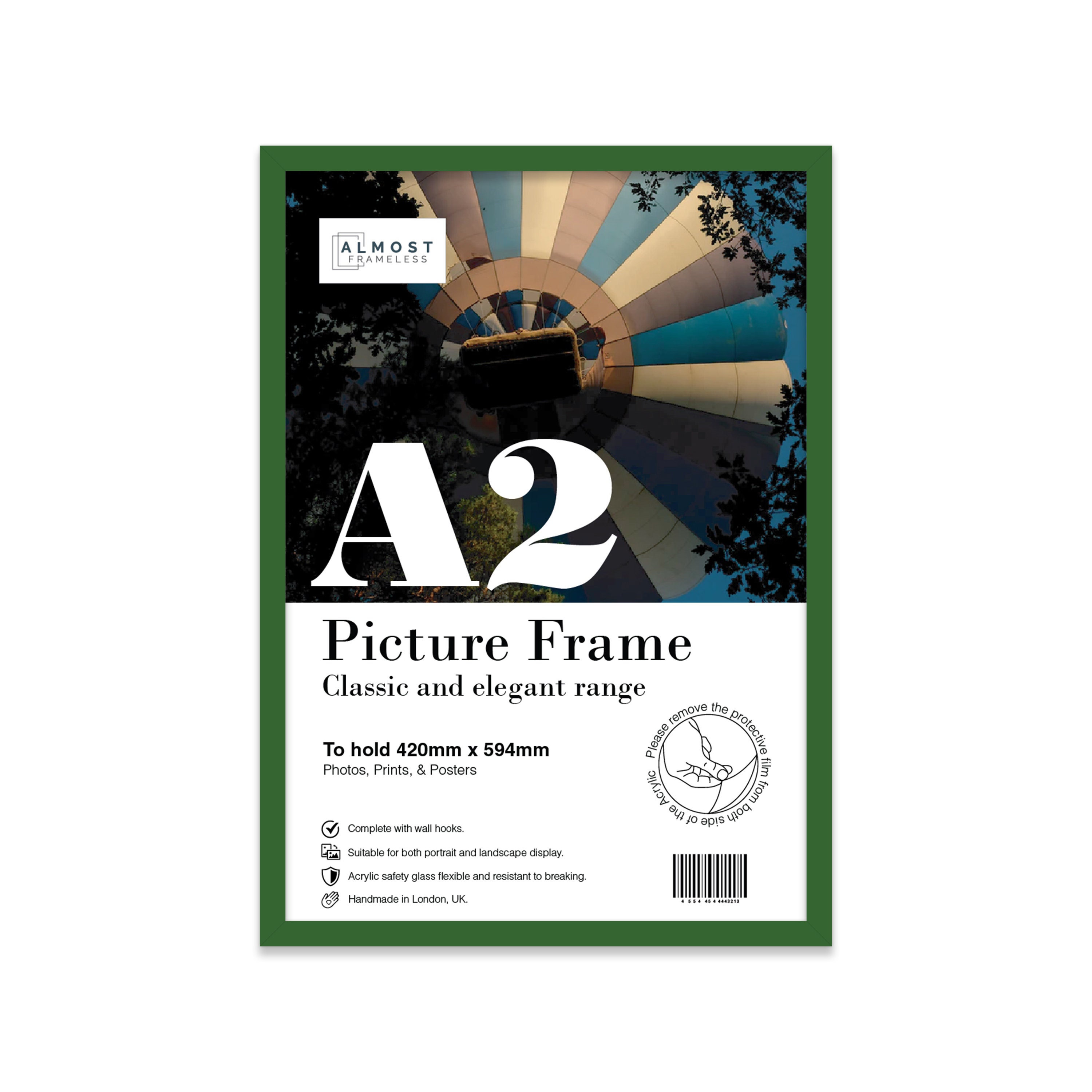 A2 Green Picture Frame Large A2 Poster Frame Photo Frame Etsy UK