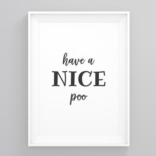 Karma Funny Bathroom Print Funny Bathroom Art Framed Wall Etsy