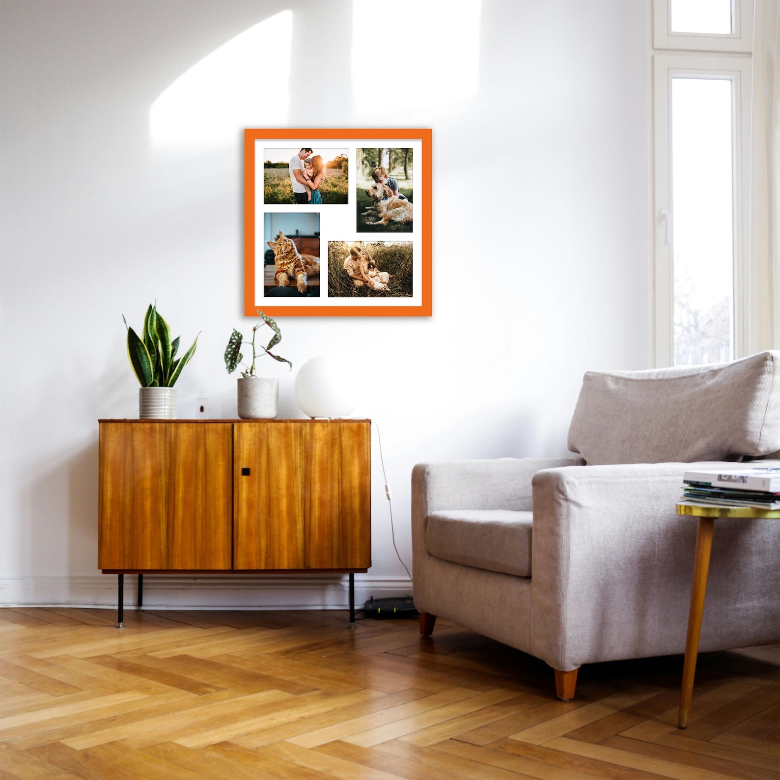20x16 Inch 7 Opening ALL COLOURS Photo Collage Frame, Displays and ...