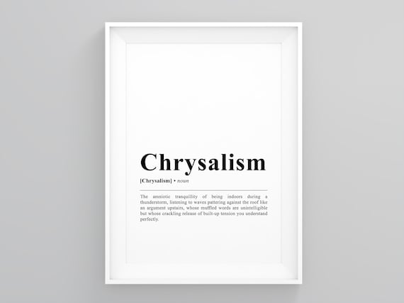 Chrysalism etsy sale