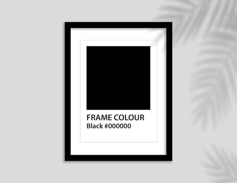 A5 Black Picture Frame A5 Frame With Mount for A6 Print Etsy