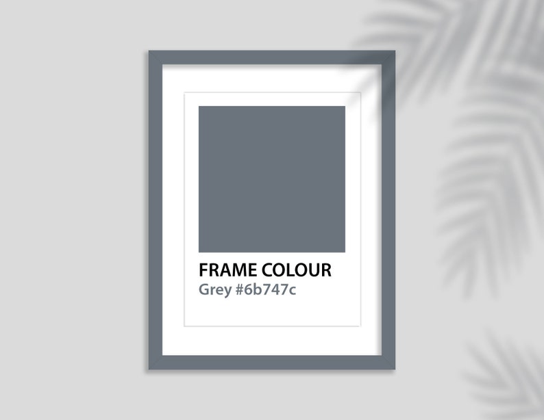 A5 Grey Picture Frame Photo Frame Grey A5 Size A5 Poster Etsy UK