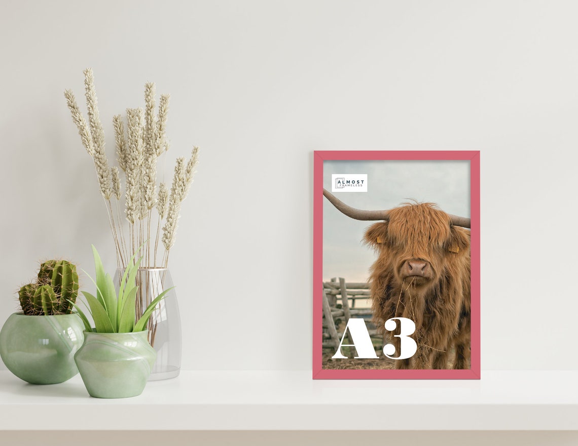 A3 Pink Picture Frame A3 Poster Frame Photo Frame Pink A3 Etsy