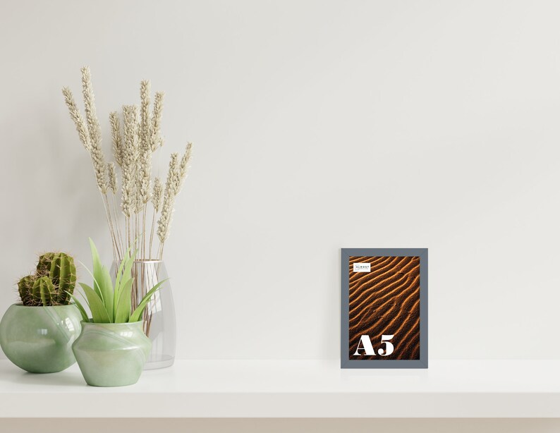 A5 Grey Picture Frame Photo Frame Grey A5 Size A5 Poster Etsy UK