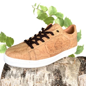 sneakers in sughero misto - sneakers vegane da donna - sneakers vegane da uomo - scarpe in sughero - Stan Smith Vegan - sneakers in sughero - Naturale