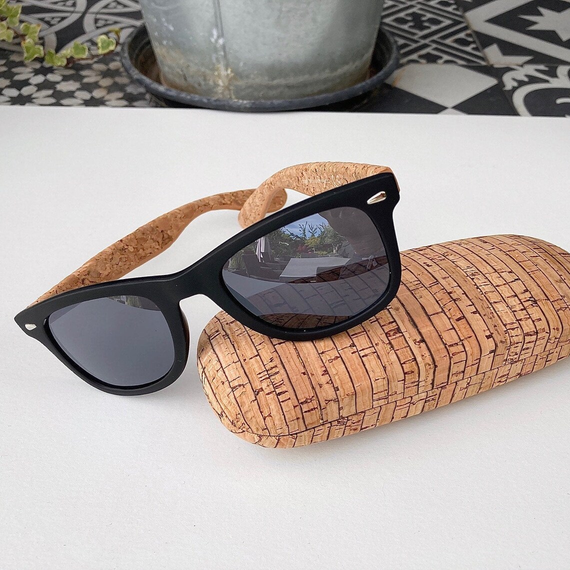 Cork branch sunglasses vegan sunglasses mixed sunglasses Etsy