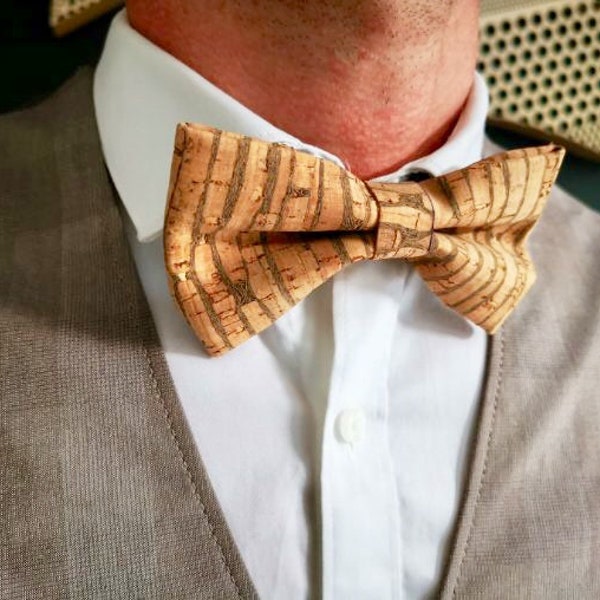 Noeud papillon en liège artisanal vegan - Nael – Artisans du Liège