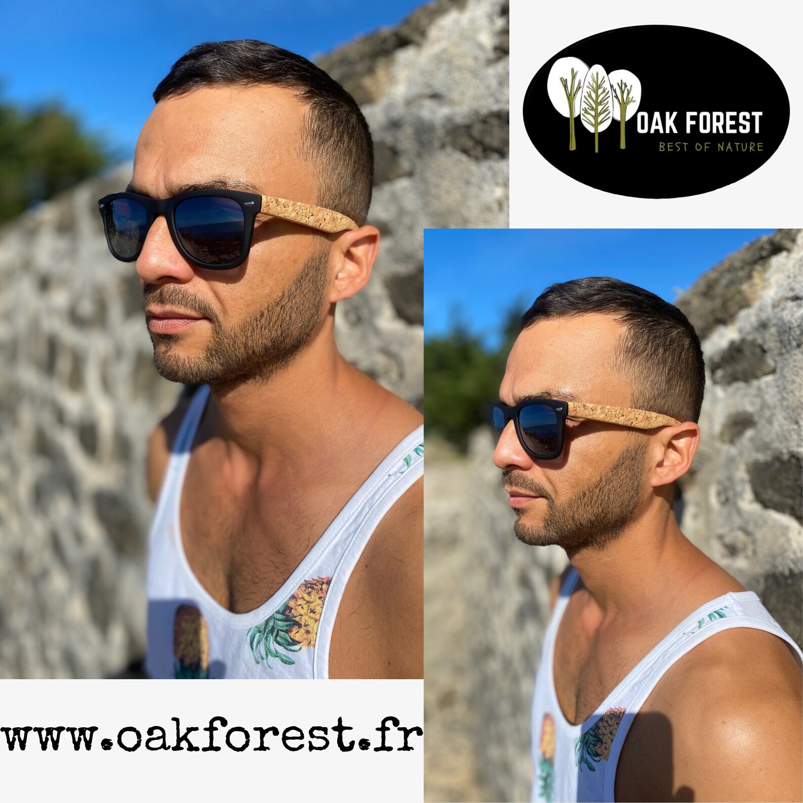 Cork Branch Sunglasses Vegan Sunglasses Mixed Sunglasses Etsy