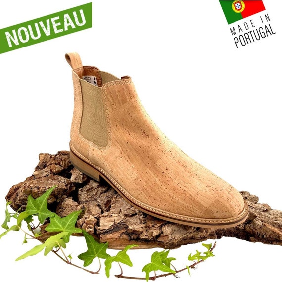 Chaussures homme Bottines - Chaussures de ville vegan liege - Chaussures montantes vegan - Chaussures Chelsea - chaussures mariage homme
