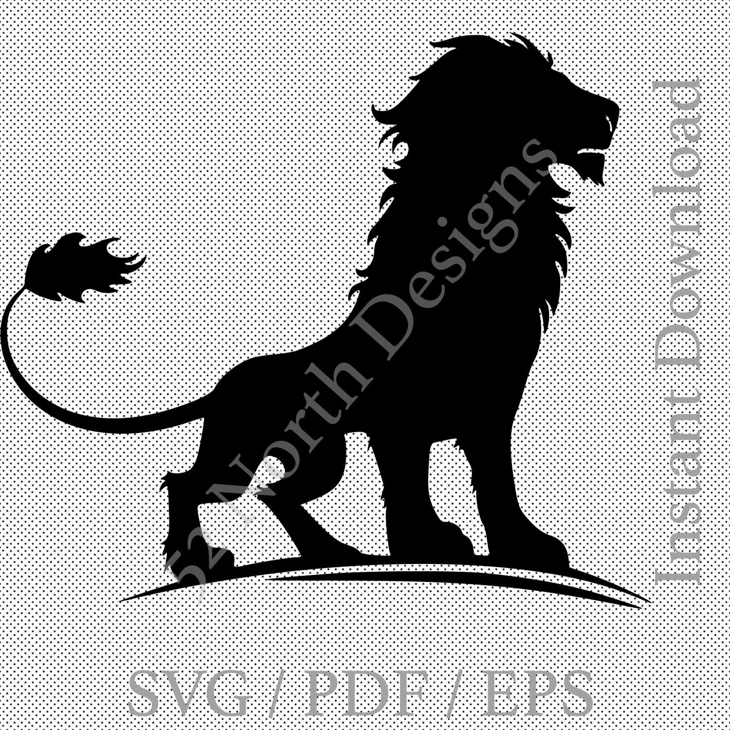 Free Free 311 Lion King Outline Svg SVG PNG EPS DXF File