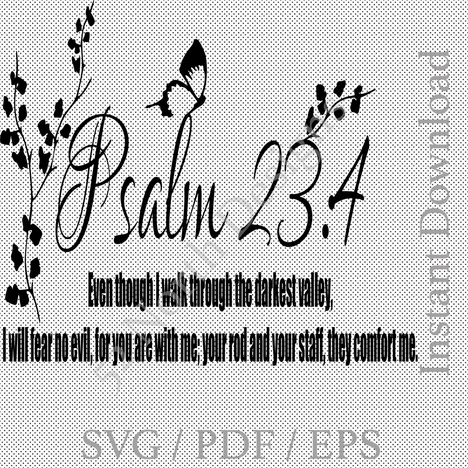 Psalm 234 Bible verse Quote SVG Cricut Craft Design Vinyl Etsy