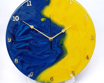 Vinyl Schallplattenuhr, Acryl Pour Uhr, Stille Wanduhr, funktionale Kunst, einzigartige Wanduhr