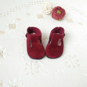 Paola Reina doll shoes, Pink suede sandals 32 cm 13 inch / PRE-ORDER / Paola Reina clothes, Leather boots image 3