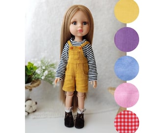 Korte jumpsuit voor Paola Reina, romper Little Darling, kleding voor pop van 32 cm en 13 inch / VEEL KLEUREN / Overall voor Ruby Red Siblies-pop