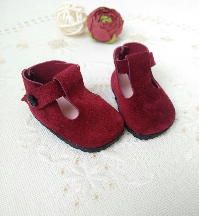 Paola Reina doll shoes, Pink suede sandals 32 cm 13 inch / PRE-ORDER / Paola Reina clothes, Leather boots image 1