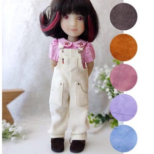 Overall für Ruby Red Siblies & Fashion Friends junge / Overall für 12 zoll Puppe, Strampler für 15 zoll Kleidungsset