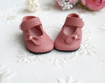 Pink shoes for Paola Reina, Ballets sandals for doll with 5 cm / 1.96'' insole / PRE-ORDER / Amigas boots for Paola Reina doll clothes