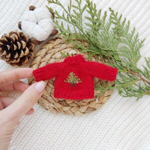 Maileg Pixy Knitted sweater, Size 3-4 years - Hearts