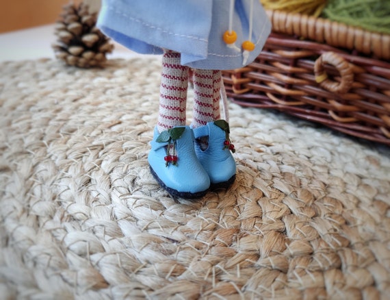 Miniature cherry shoes for Maileg Mouse, Boots or sandals for Big Sister and Little Brother, Grandparents, Mum clothes, Maileg maus schuhe