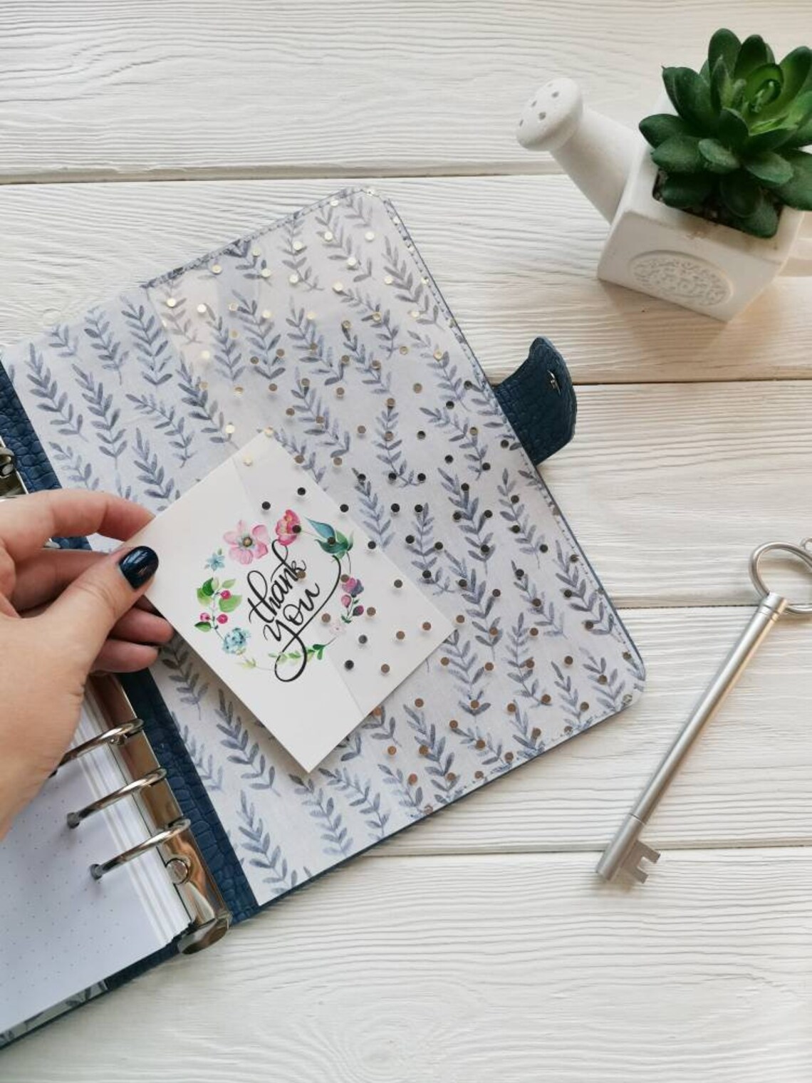 Handmade a5 ring binder planner handmade notebook Etsy