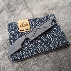 TITAN -  dark wash - Op3ner - Prybar - Werkzeug - Flaschenöffner - Titan Grade 5  (Ti 6AI 4V)  - 93mm - SAK - EDC