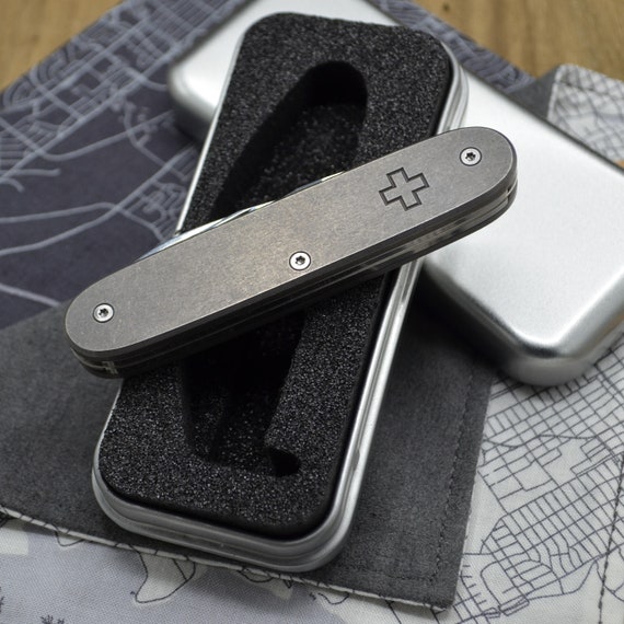 Enderezar difícil Socialismo Hand Made Titanium Alloy Diy Handle Scales For 65 Mm Victorinox Swiss Army  Nail Clip 580 Knife(scales Only, Knife Not Included) Knife AliExpress |  ado-toybox.jp