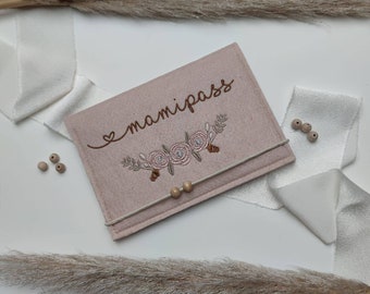 Mutterpasshülle Mamipass Boho Blume