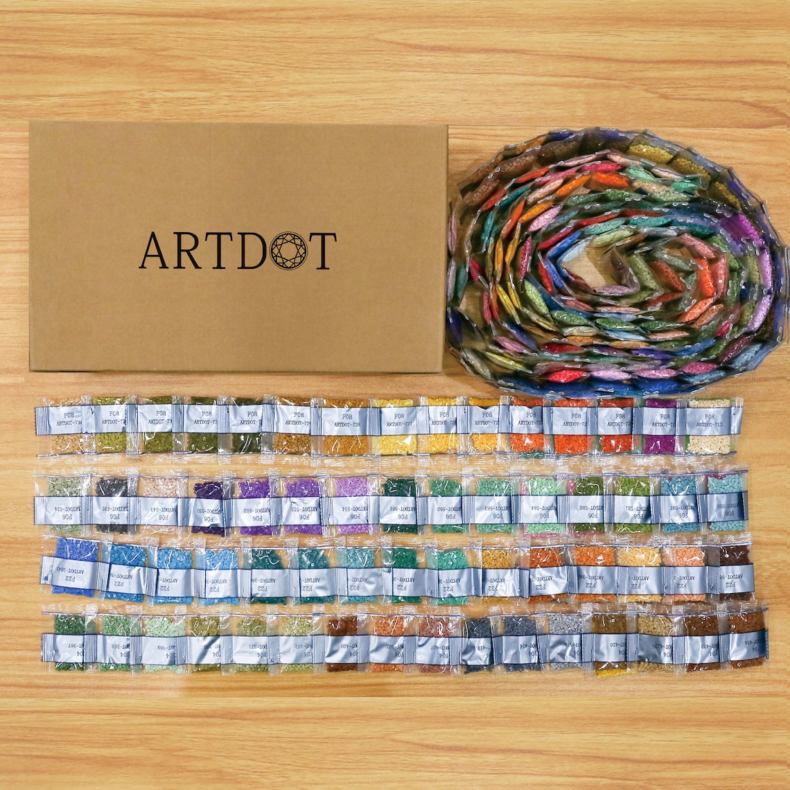 ARTDOT 5D Diamond Painting Drills All Colors DMC 445000 Etsy