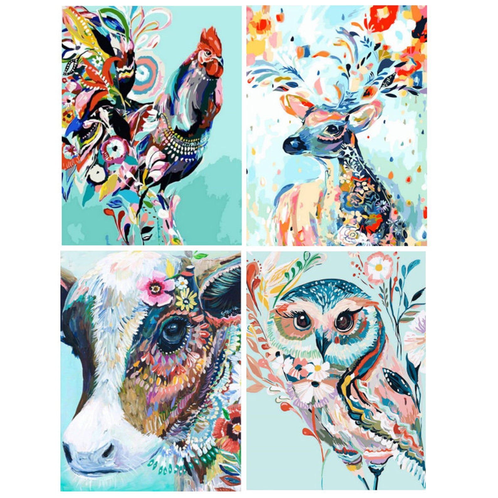 DIY 5D Diamond Painting Kit for Adult Square Full Drill Etsy