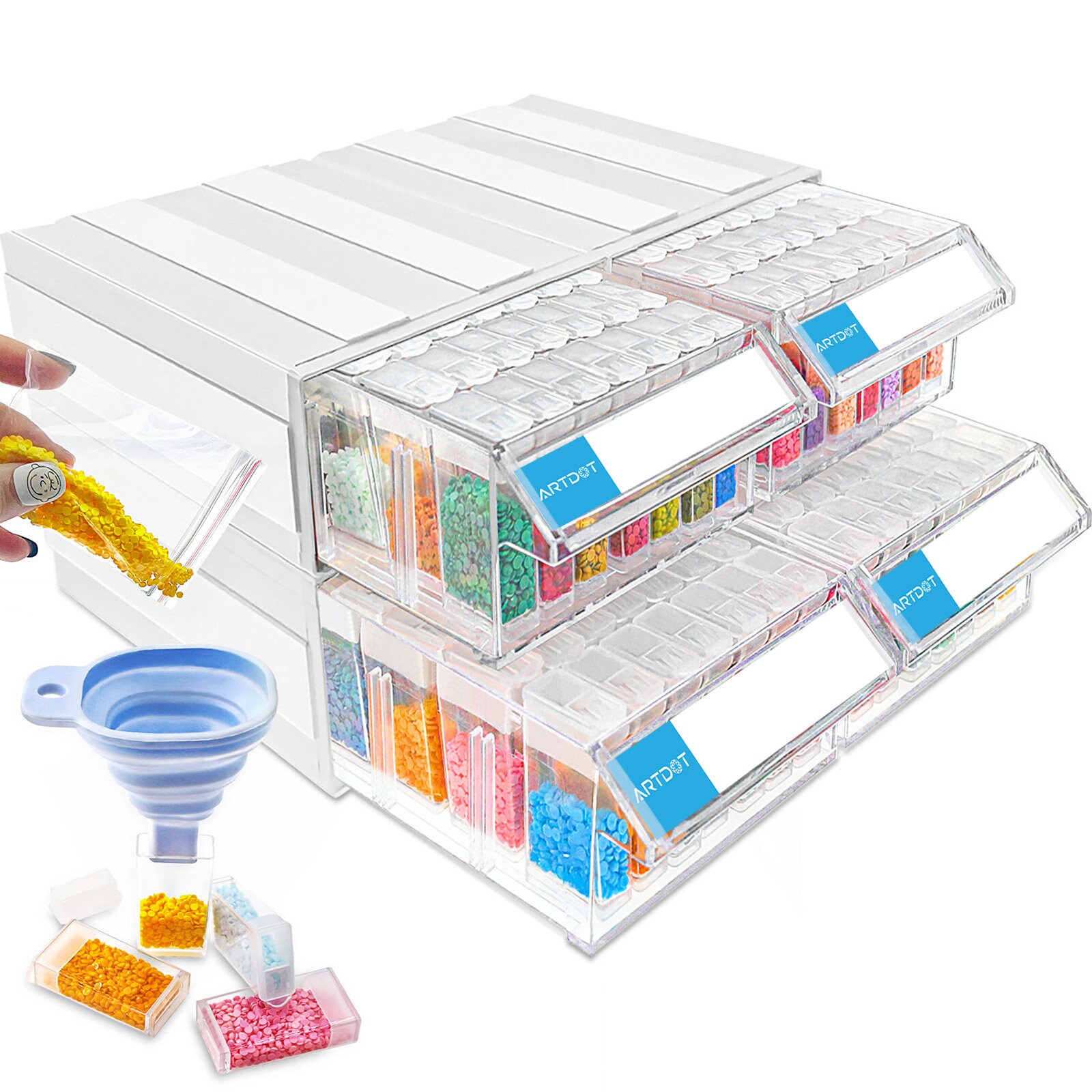 ARTDOT Detachable Diamond Painting Storage Containers Etsy