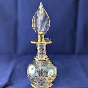 Royal Limited Hand-Crafted Egyptian Crystal Perfume Oil Bottle