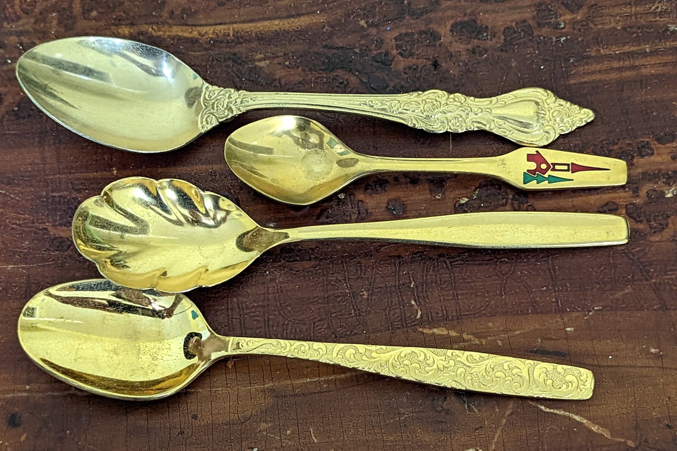 Meka Denmark Gold Spoon - Etsy Canada