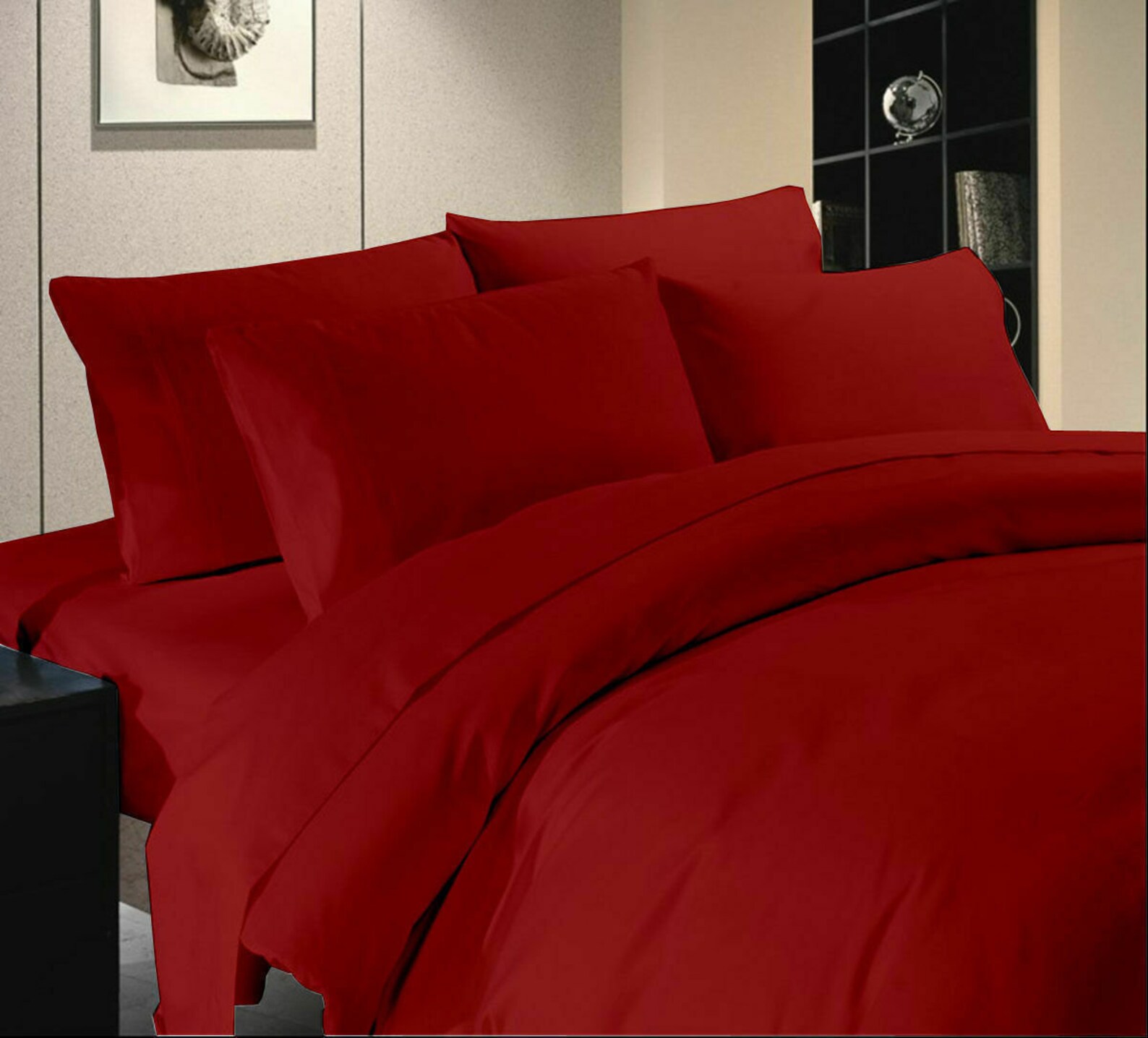 600TC Egyptian Cotton Pillow Cases Standard/Queen 20 x 30 New Etsy