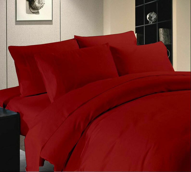 600TC Egyptian Cotton Pillow Cases Standard/Queen 20 x 30 New Etsy