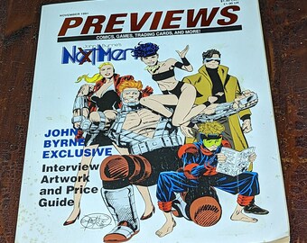 Previews November 1991: John Byrne Exclusive Interview & Price Guide