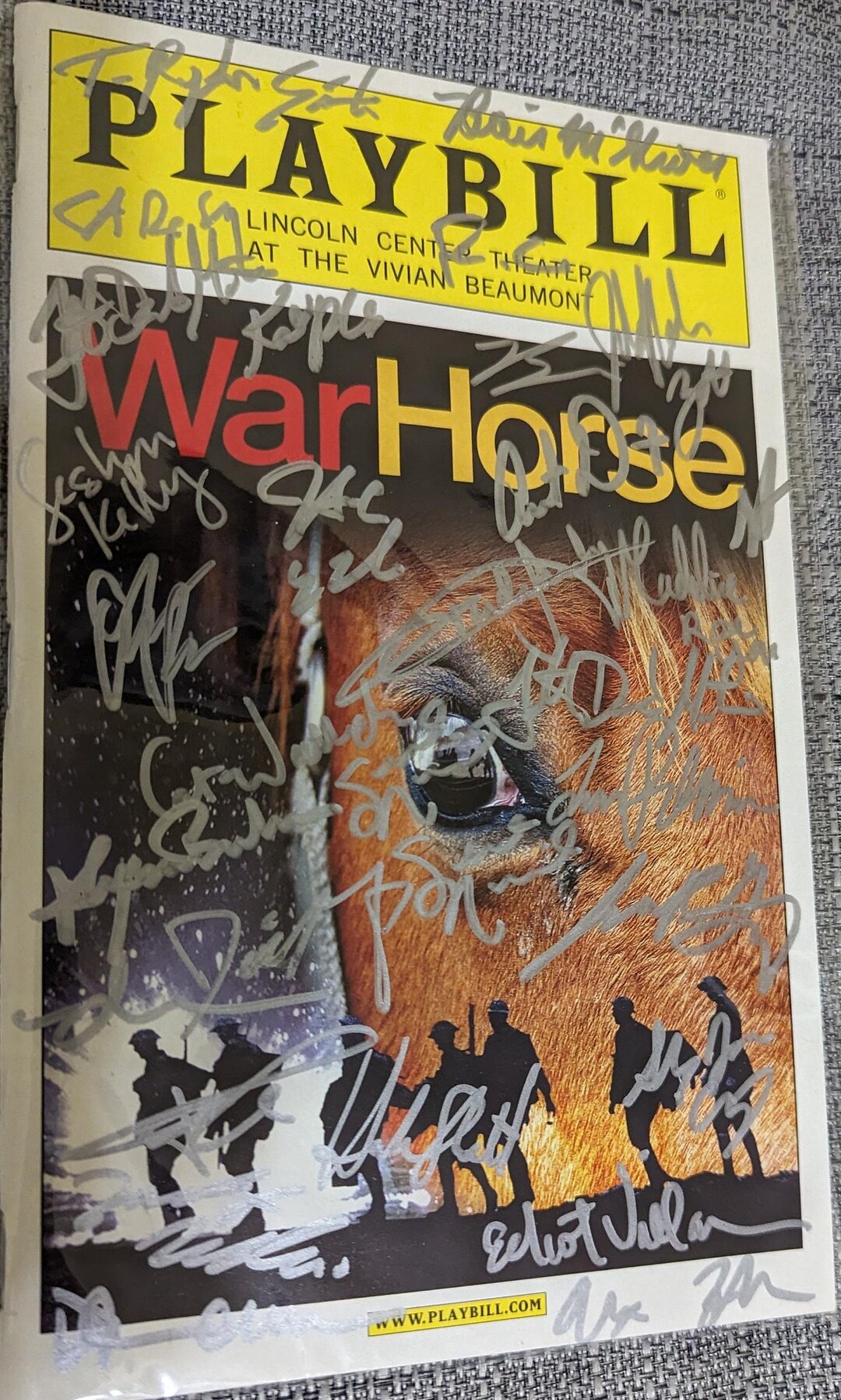 Warhorse Lincoln Center Theater at the Vivian Beaumont 2012 Cast Signed ...