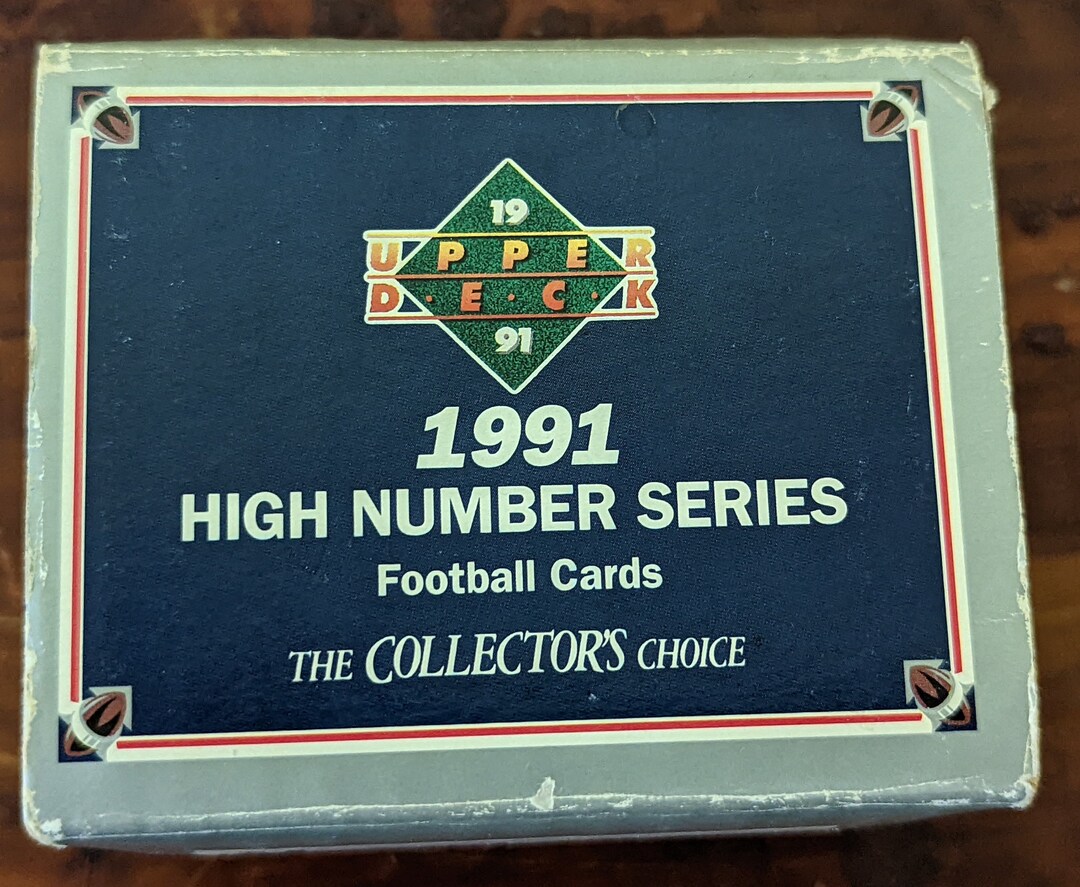 1991 Upper Deck High Number Series Football Cards the Collectors Choice