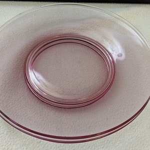 Blush Pink Depression 8,25-Zoll-Glas inklusive 3 Teller