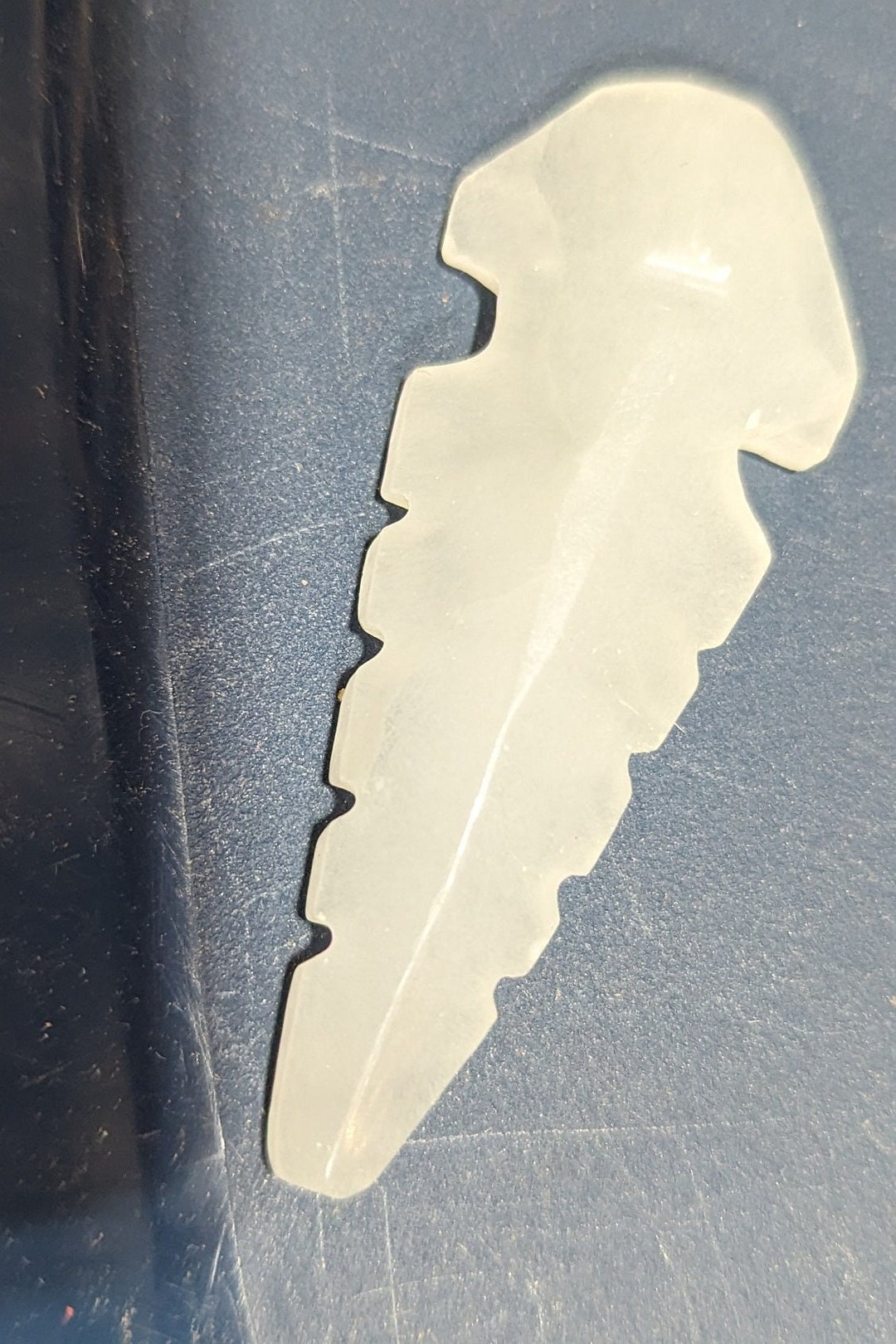 White Shell Arrow Head Clear White Crystal Quartz Arrowhead 2.5 X 1 Inch - Etsy