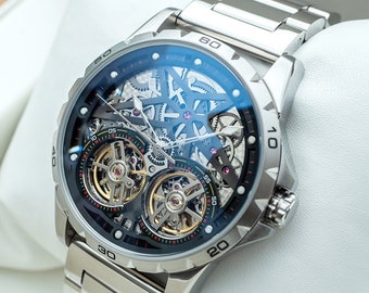 Omega Skeleton Watch - Etsy